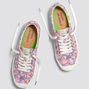 CARIUMA Crooked Oca Graphic Print Canvas Sneakers rose for Women Size 10
